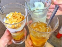chè, chè bưởi, chè bưởi an giang, chè kem, kem xôi
