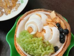 kem, kem xôi dừa, kem xôi