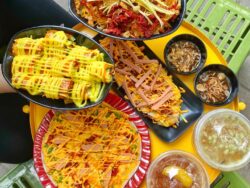 bánh tráng, bánh tráng trộn, bánh tráng linh đoàn, bánh tráng nướng